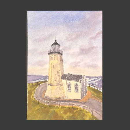 Faro en la montaña