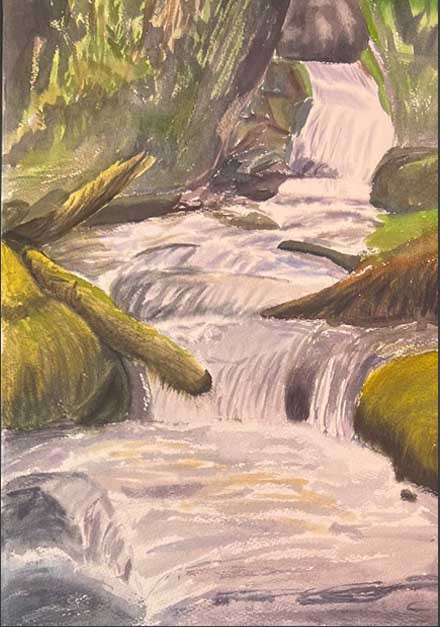 Río de montaña