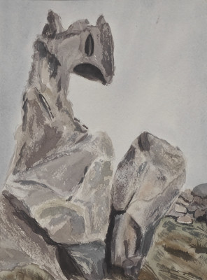 Piedras junto al mar