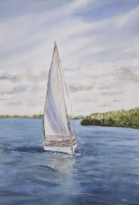 Velero blanco