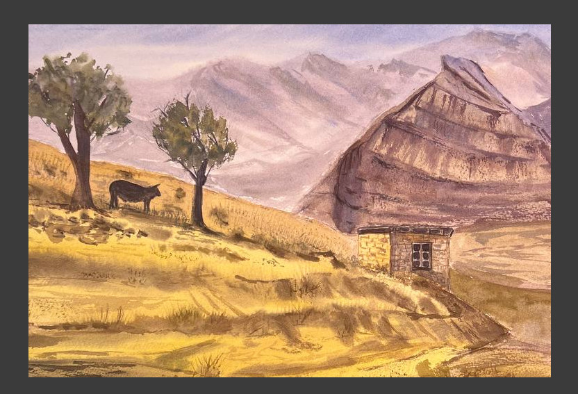 A house in the mountains