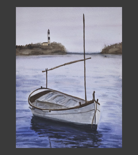 Barco solitario