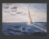 Velero en las olas