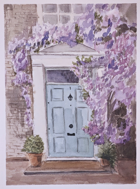 Puerta en colores