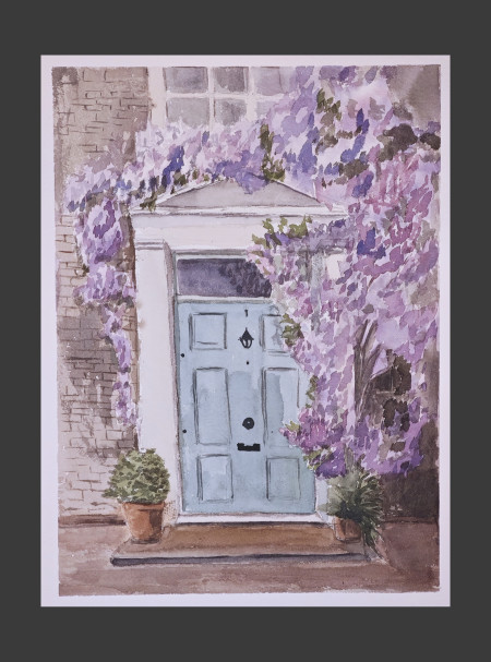 Puerta en colores