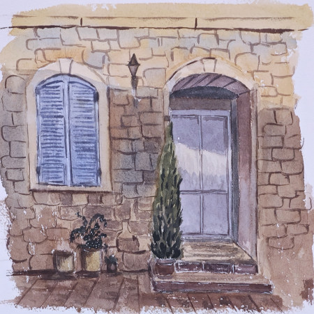 Fachada de la casa
