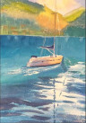 A floating boat