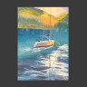 A floating boat