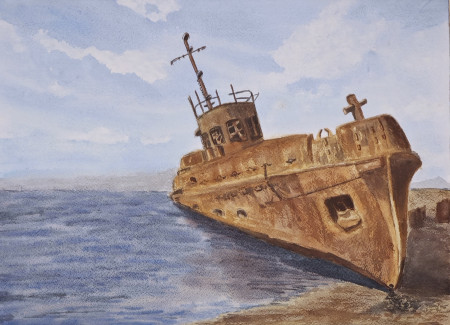 Barco oxidado