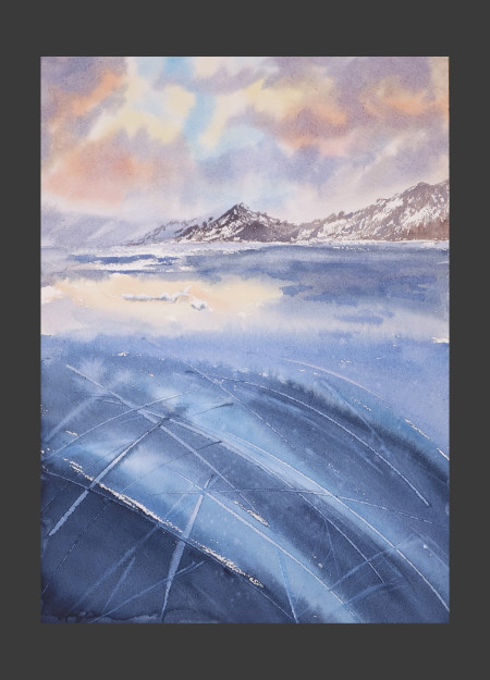 Lago congelado